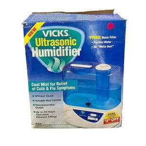 Vicks Ultrasonic Cool Mist Humidifier 1.7 Gallons